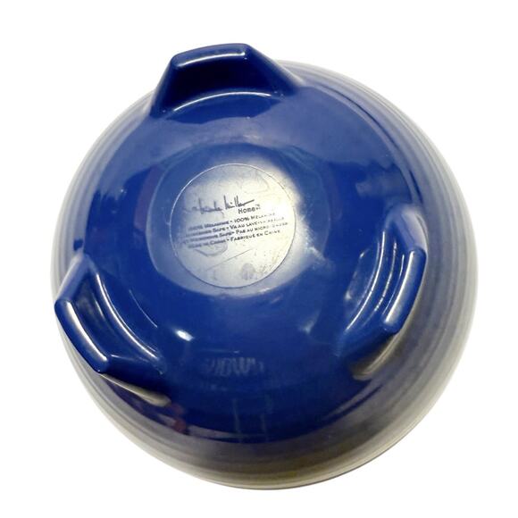 Nicole Miller Blue Mexican Molcajete Style Melamine Salsa Guacamole Dip Bowls - Picture 9 of 10